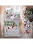 Snowflake DESENLI%100 Pamuk Nevresim Takımı, Yeşil, Çift Kişilik (Nevresim: 200X220 Cm/çarşaf: 240X260 cm / 2 Adet Yastık Kılıfı: 50X70 Cm) 1