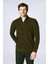 Esw 2775 Yarım Fermuarlı Dik Yaka Selanik Erkek Sweat Haki 3