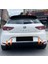 Seat Leon Mk3 Style Düz Difüzör Plastik 2012-2016 Parlak Siyah 2