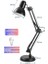 Home Akrobat Tertial Masa Lambası – 360° Hareketli Oynar Başlıklı Metal Gövde, Masa Üstü Çalışma ve Kitap Okuma Lambası, Sağlam Malzeme ile Uzun Ömürlü Aydınlatma-Ev Tipi Ampül (Siyah) 4