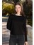 3 Iplik Şardonsuz Yakası Ribanalı Sweatshirt 2