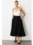 Cep Detay Uzun Etek-Siyah 4