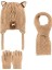 2516001 Kız Çocuk 1-4 Yaş Atkı-Bere-Eldiven 3'lü Set 1