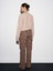 72077 %100 Pamuk Leopar Desenli Wideleg Jean-Camel 2