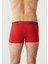 Erkek 3'lü Boxer -Kırmızı-Beyaz-Lacivert -TLY80097K 6