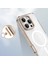 iPhone 16 Pro Max Kılıf Magsafe Şarj Özellikli Çıkarılabilir Arka Yüzeyli Mrsa Polar Kapak-Gold 5