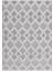 Duero Geometrik Gri Polyester Kaydırmaz Tabanlı Makine Halısı 1
