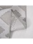 Duero Geometrik Gri Polyester Kaydırmaz Tabanlı Makine Halısı 3