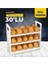 Yumurtalık Buzdolabı Raf Düzenleyici – 30’lu Yumurta Kutusu | 3 Katlı Yumurta Organizeri, Şeffaf ve Yer Tasarruflu Saklama Kabı (22CM*12CM*26CM) 3