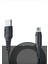 DC24 Micro USB Kablo 1.2m 4A - Siyah 1