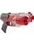 Elite Disruptor Blaster, 6-Dart Davul, 6 Elite Dart, Hızlı Ateş, Yarı Saydam Kırmızı 1