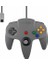 Joystick Denetleyicisi Gamepad N64 Denetleyicisi Pc Mac Controle Için USB ile (Gri) 1