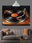 Vinil Plak Pikap Müzik Dekoratif Kanvas - Mdf Ahşap Tablo 5