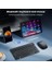 Bluetooth Kablosuz Şarjlı Türkçe Q Klavye Alüminyum Alışım Bluetooth Mini Mouse Süper Hafif Taşınabillir Bluetooth Eşleştirmeli Midi Klavye 25CM x 15CM 2