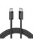 Zolo USB C To C 240 W Hızlı Şarj Örgülü 1 M Kablo A8060, Siyah 1