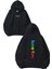 Have Fun Tasarım Baskılı Oversize Siyah Kapüşonlu Sweatshirt 1