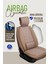 Citroen C8 3 Tekli Oto Koltuk Kılıfı Ön Arka Set Bej Scr 4