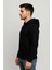 Erkek Fermuarlı Kapüşonlu SWEATSHIRT-W1084 2