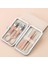 Parça Profesyonel Manikür Pedikür Seti, Tırnak Makası, Kaş Makası, Cımbız, Rose Gold No:2-3 2
