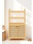Bambu Xl Kirli Sepetli 3 Raflı Çok Amaçlı Banyo Düzenleyici Çamaşır Sepeti Organizer DB-0011 4