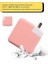 Şarj Aleti Silikon Kılıfı Macbook Air Magsafe 1-2 45W ve 70W ile Uyumlu Pembe 2