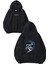 Astronot Surf Tasarım Baskılı Oversize Siyah Kapüşonlu Sweatshirt 1