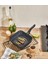 Hitit Mavi Siyah Granit Grill Tava 28 cm 2