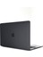 MacBook Ince Sararmayan Şeffaf MacBook Crystal Ishield Kapak Sert Kabuk Koruma Kılıfı (Air 13.6 2022 M2 A2681 Siyah) 1