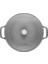 Chistera Yağmur Efektli Kapaklı Döküm Tencere, Gri, 24 cm 5