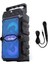 Hoparlör Rgb Işıklı Extra Bass Fm/sd/aux/flaş Mikrofonlu Ses Bombası Speaker Müzik Çalar 1