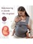 Ergonomik Anne Kanguru | Yenidoğan ve Bebek Taşıma Aparatı | Bel ve Sırt Destekli, Nefes Alabilir Kumaş, Ayarlanabilir Taşıyıcı | 0-36 Ay Için Uygun (Gri) 5
