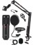 BM800XLR Condenser Mikrofon + Shock Mount + Stand + Pop Filtre 1
