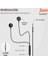 Juo 3.5mm Girişli Mikrofonlu Kablolu Kulak Içi Kulaklık Metal 3