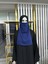 Iç Peçe Dikdörtgen ,hijab.nikap Indigo Mavisi 3