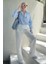 Ekru Kemerli Bol Paça Pantolon MG1992 1