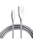 Spiralli Metal Type-C Hızlı Şarj Kablosu 1metre PDA00010 1