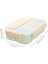 Sızdırmaz Contalı Yemek Kabı - 4 Bölmeli Çatal Kaşıklı Diyet Beslenme Kutusu Lunch Box Yeşil 8