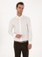 Erkek Beyaz Slim Fit %100 Pamuk Yakası Düğmeli Flanel Gömlek 50313122-VR013 3