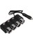 1508 12-24V Çift USB Girişli 120W 80CM Kablolu 3'lü Araç Çakmak Çoklayıcı 5