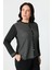 Büyük Beden Kazayağı Desenli Triko Hırka-Siyah 3