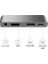 Type C Hub (4 Port), 85W Pd Type-C Port 4K 30HZ Veya 1080P 60HZ Hdmı, 1 Adet USB 3.0 Port Şarj ve Veri Transfer, 3.5mm Jak Kulaklık Ses Grişi, MacBook Pro/air/ipad/iphone Vb. Uyumlu 3