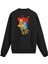 Sırt Baskılı Renkli Soyut Karakter Tasarımlı Sweatshirt 1