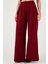 Pile Detaylı Wide Leg Yüksek Bel Geniş Paça Pantolon Bayan Pantolon 6522016 2