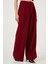 Pile Detaylı Wide Leg Yüksek Bel Geniş Paça Pantolon Bayan Pantolon 6522016 5