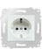 Beyaz Çocuk Korumalı Topraklı Priz Çerçevesiz - Priz ve Anahtar Için Uyumlu Çerçeve 2