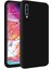 Kzy Galaxy A70 Içi Kadife Soft Logosuz Lansman Silikon Kılıf - Siyah 1