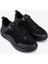 Erkek Hakiki Deri Siyah Sneakers & Spor Ayakkabı 298 3174-5018 Erk Ayk SK25-26 Syh Mat/syh Dnt 2