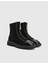 Brisie Hakiki Rugan Süet Deri Siyah Kadın Bot 2