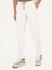 Erkek Beyaz Straight Fit Kadife Kargo Cepli %100 Pamuk Kanvas Pantolon 50294013-VR013 2