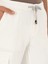 Erkek Beyaz Straight Fit Kadife Kargo Cepli %100 Pamuk Kanvas Pantolon 50294013-VR013 5